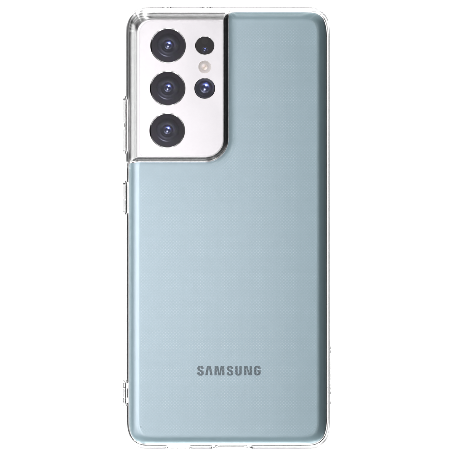 Picasee silikónový prehľadný obal pre Samsung Galaxy S21 Ultra 5G G998B - Vlastný fotka/motiv