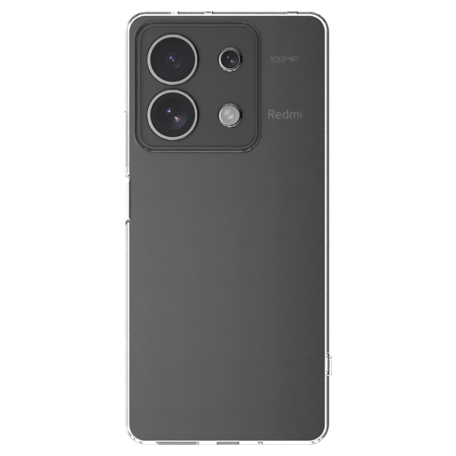Picasee silikónový prehľadný obal pre Xiaomi Redmi Note 13 4G - Vlastný fotka/motiv