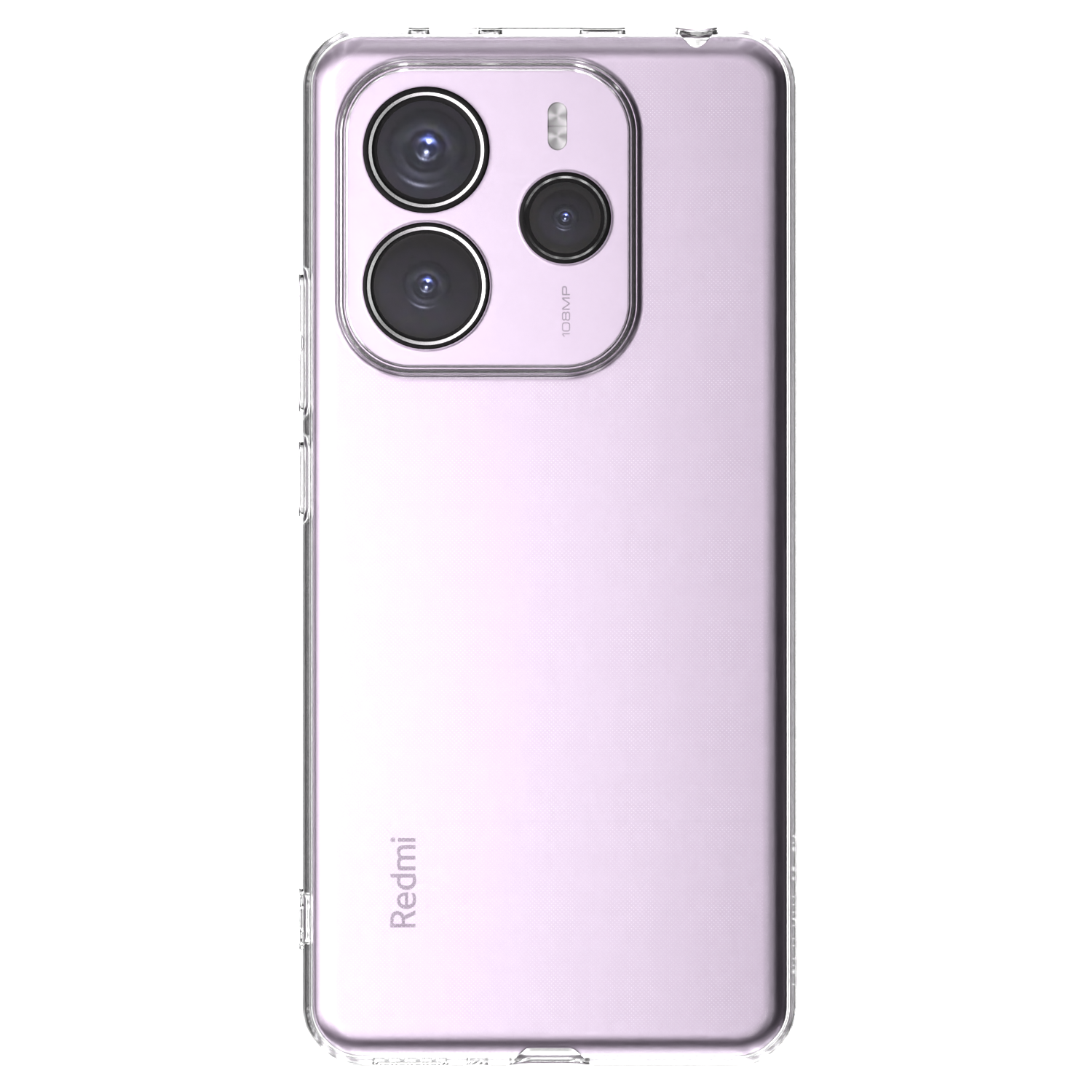 Picasee silikónový prehľadný obal pre Xiaomi Redmi Note 14 5G - Vlastný fotka/motiv