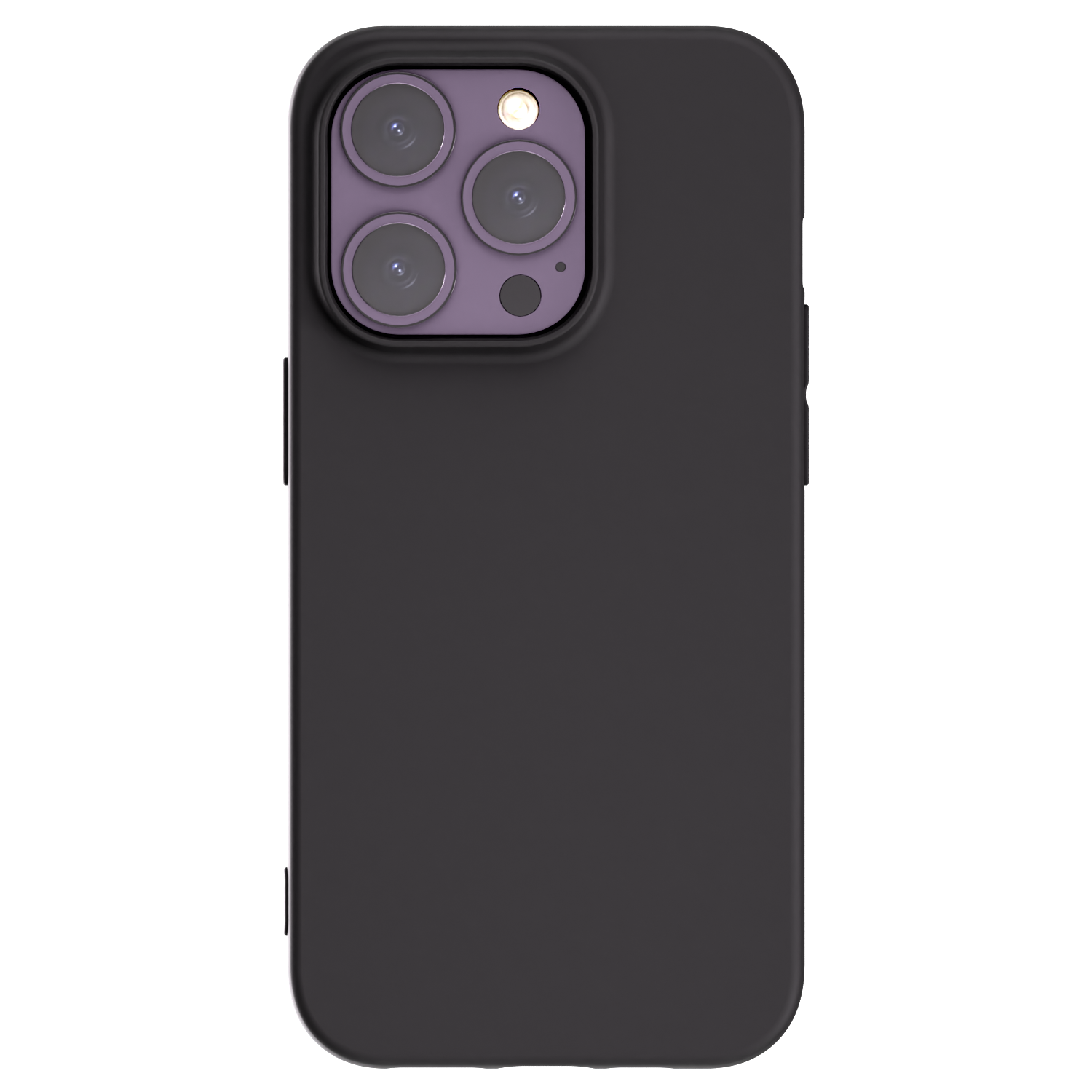 Picasee silikónový čierny obal pre Apple iPhone 14 Pro - Vlastný fotka/motiv