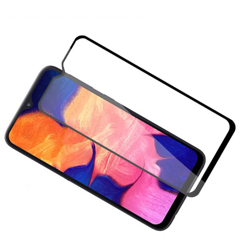 Picasee 3D ochranné tvrdené sklo s rámčekom pre Samsung Galaxy A10 A105F - čierné