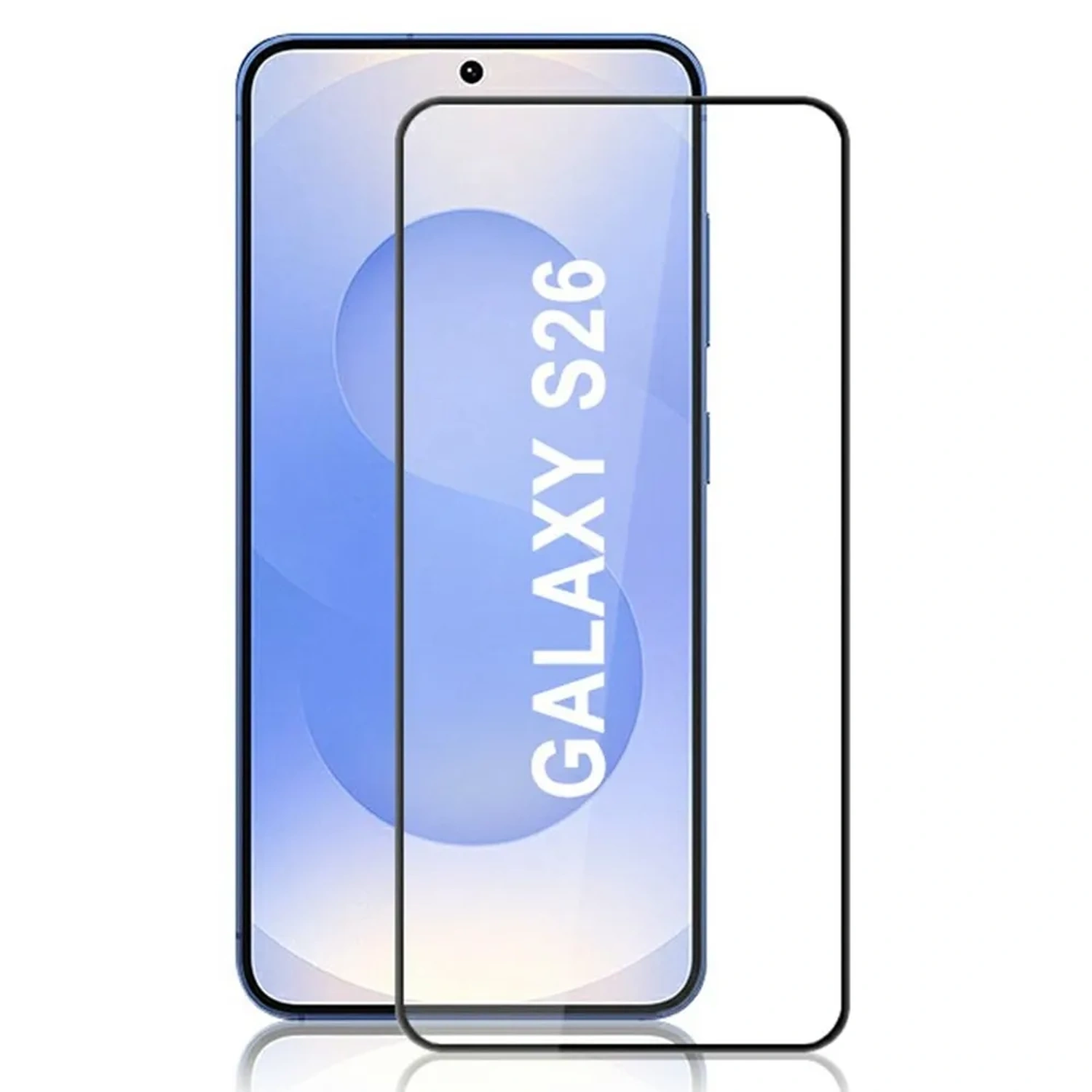 Picasee 3D ochranné tvrdené sklo s rámčekom pre Samsung Galaxy S26 - čierné