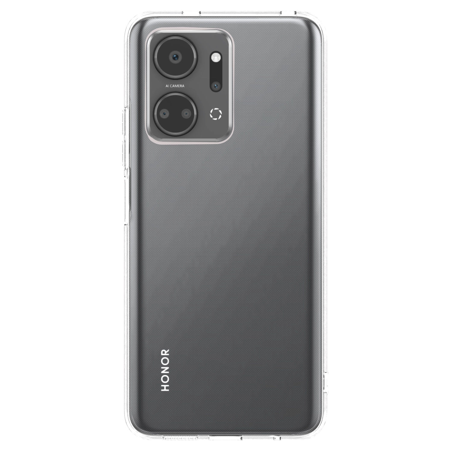 Picasee silikónový prehľadný obal pre Honor X7a - Vlastný fotka/motiv