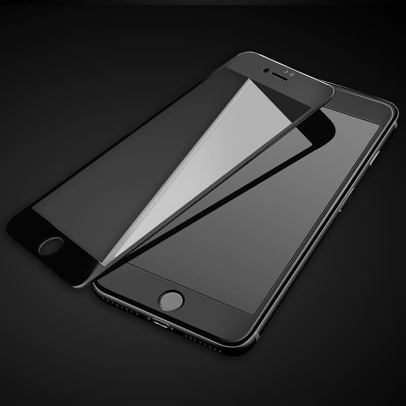 Picasee 3D ochranné tvrdené sklo s rámčekom pre Apple iPhone 7 Plus - čierné
