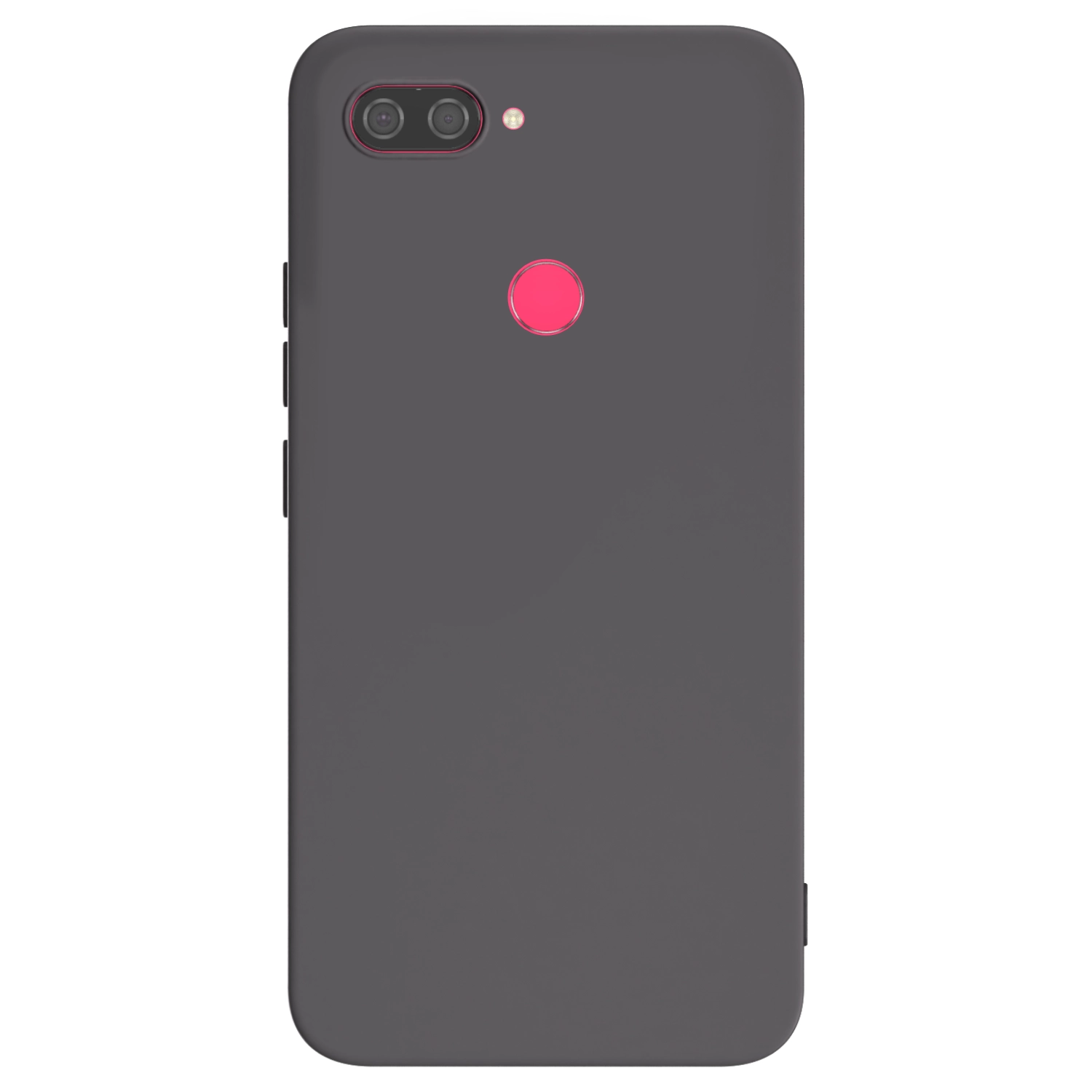Picasee silikónový čierny obal pre Xiaomi Mi 8 Lite - Vlastný fotka/motiv