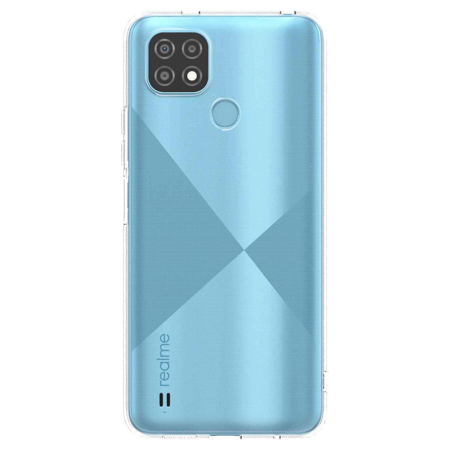 Picasee silikónový prehľadný obal pre Realme C21 - Vlastný fotka/motiv