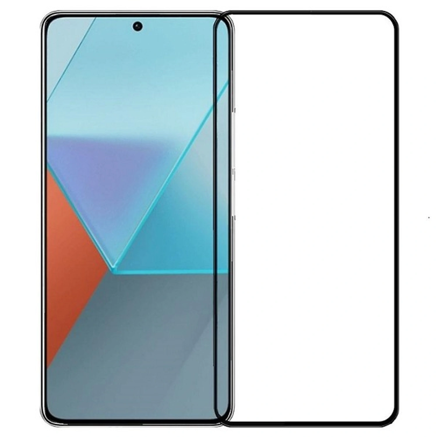 3x Picasee 3D ochranné tvrdené sklo s rámčekom pre Xiaomi Redmi Note 15 Pro 5G - čierné - 2+1 zdarma