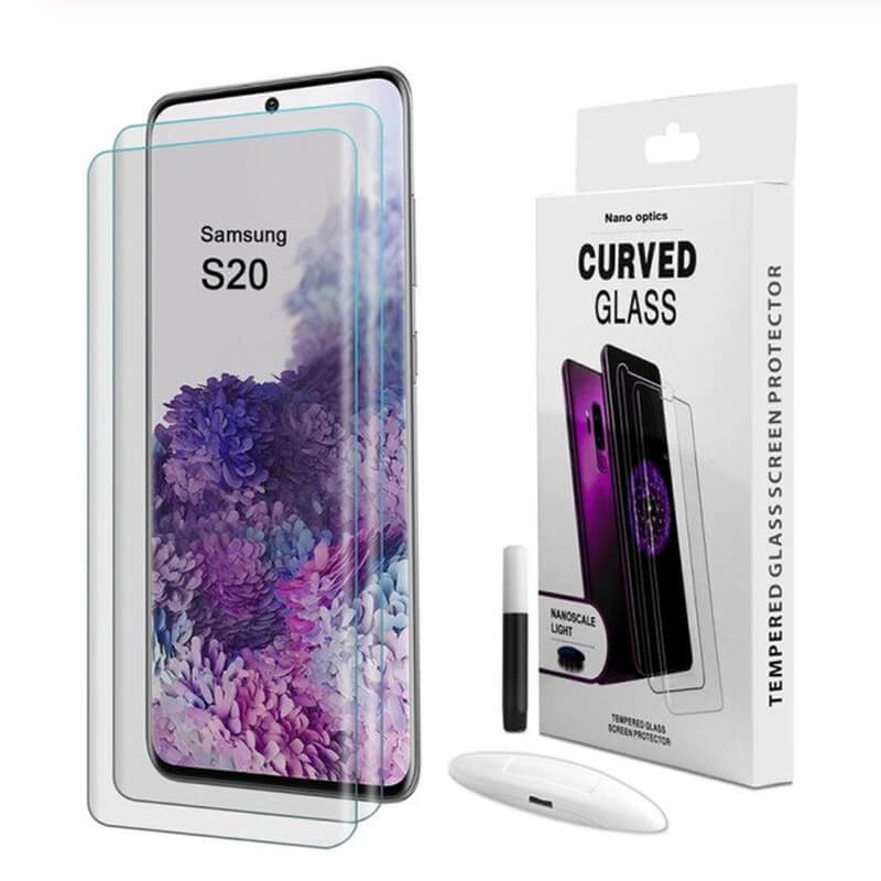 Picasee 3D UV ochranné sklo pre Samsung Galaxy S20 G980F