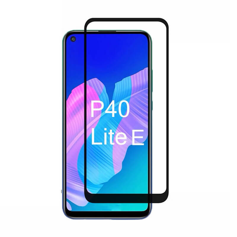3x 3D ochranné tvrdené sklo s rámčekom pre Huawei P40 Lite E - čierné - 2+1 zdarma