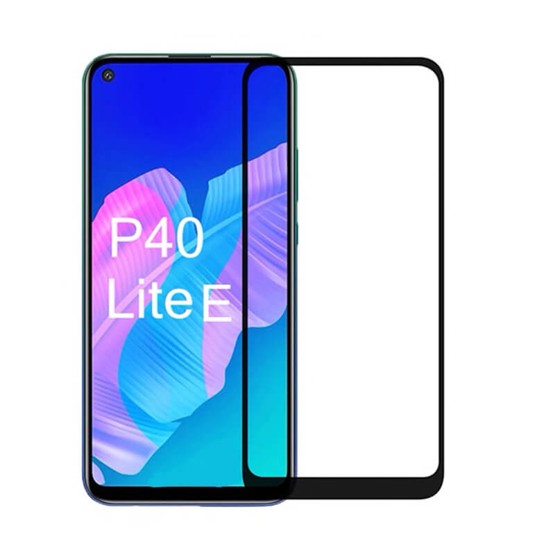 3x 3D ochranné tvrdené sklo s rámčekom pre Huawei P40 Lite E - čierné - 2+1 zdarma