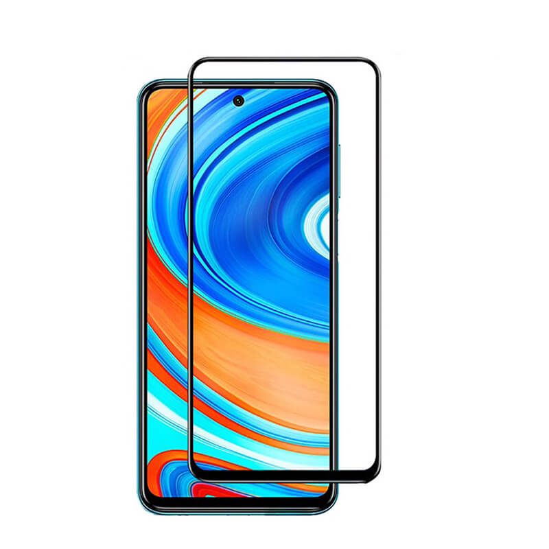 3x Picasee 3D ochranné tvrdené sklo s rámčekom pre Xiaomi Redmi Note 9 Pro - čierné - 2+1 zdarma