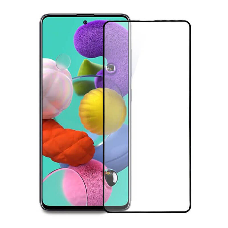 Picasee 3D ochranné tvrdené sklo s rámčekom pre Samsung Galaxy M51 M515F - čierné