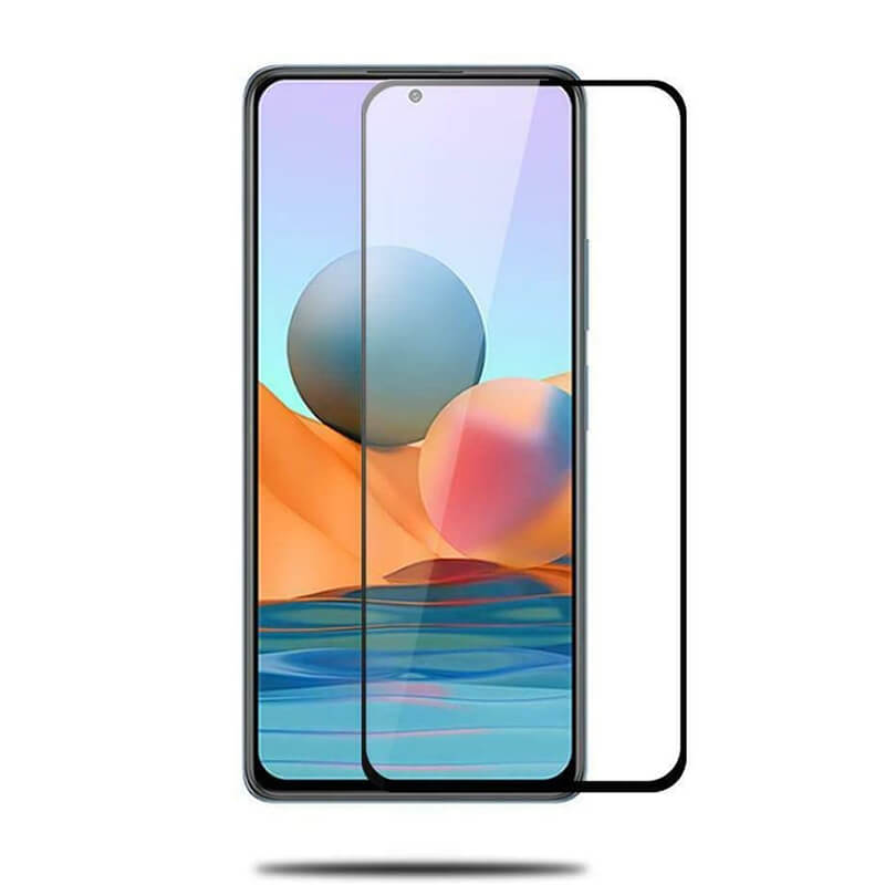 3x Picasee 3D ochranné tvrdené sklo s rámčekom pre Xiaomi Redmi Note 10 - čierné - 2+1 zdarma