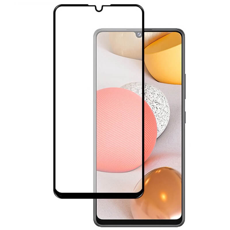 Picasee 3D ochranné tvrdené sklo s rámčekom pre Samsung Galaxy A42 A426B - čierné