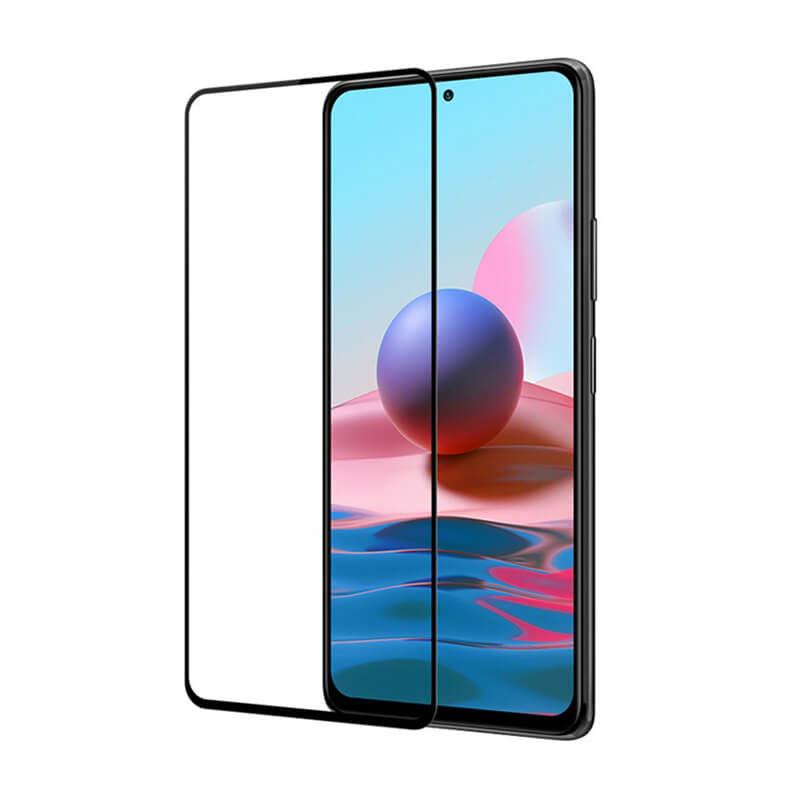 3x Picasee 3D ochranné tvrdené sklo s rámčekom pre Xiaomi Redmi Note 10 Pro - čierné - 2+1 zdarma 220012