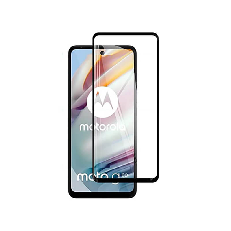 3x Picasee 3D ochranné tvrdené sklo s rámčekom pre Motorola Moto G60 - čierné - 2+1 zdarma