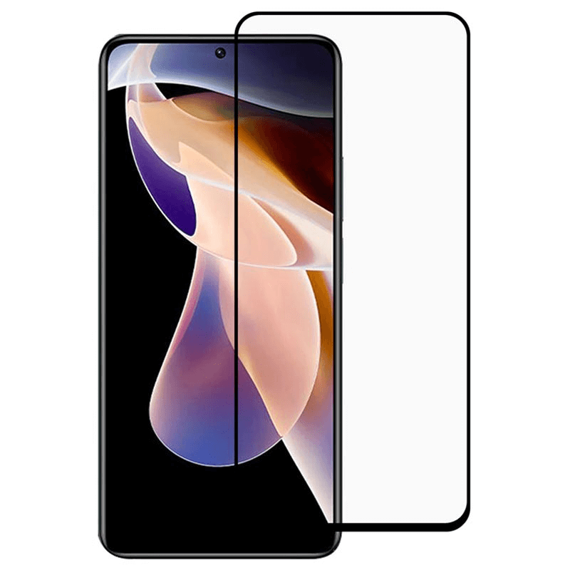 3x Picasee 3D ochranné tvrdené sklo s rámčekom pre Xiaomi Redmi Note 11 Pro 5G - čierné - 2+1 zdarma