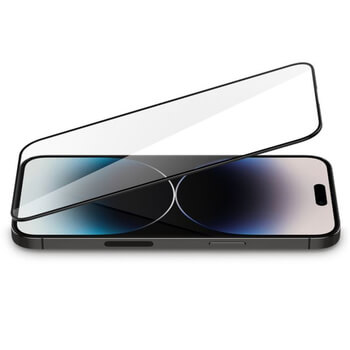 Picasee 3D ochranné tvrdené sklo s rámčekom pre Apple iPhone 16 Pro Max - čierné
