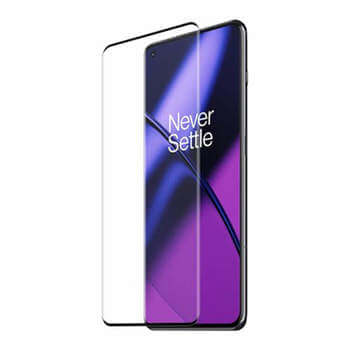 3x 3D zahnuté ochranné sklo pre OnePlus 11 5G - čierne