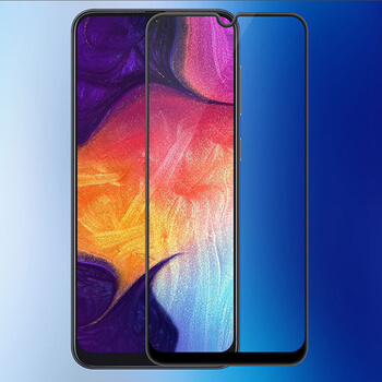 Picasee 3D ochranné tvrdené sklo s rámčekom pre Samsung Galaxy A70 A705F - čierné