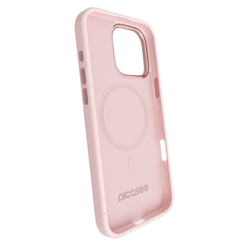 Picasee Premium case s MagSafe pro Apple iPhone 15 Pro - Vlastné gravírovanie - Ružová