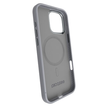 Picasee Premium case s MagSafe pro Apple iPhone 16 Pro - Vlastné gravírovanie - Šedá