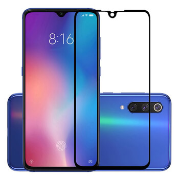 Picasee 3D ochranné tvrdené sklo s rámčekom pre Xiaomi Mi 9 SE - čierné