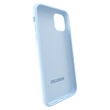 Picasee Liquid case Apple iPhone 11 Pro Max - Vlastné gravírovanie - Modrá