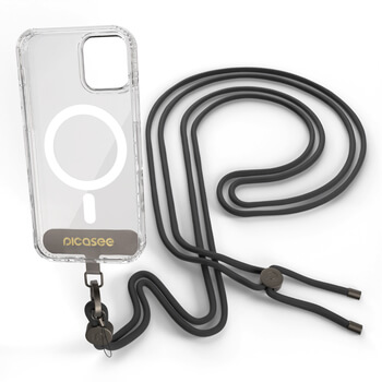 Cross-body phone strap - Čierný