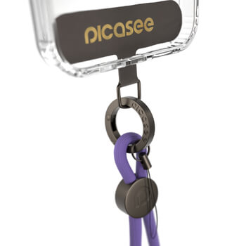Picasee Cross-body phone strap - Fialová