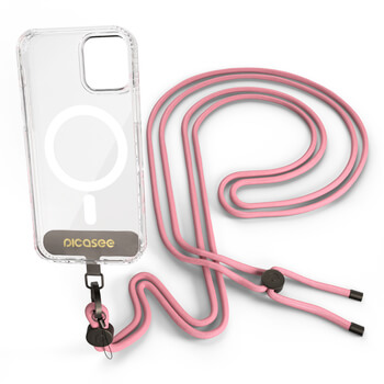 Cross-body phone strap - Ružový