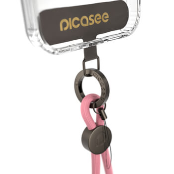 Picasee Cross-body phone strap - Ružový