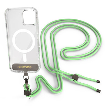 Cross-body phone strap - Zelený