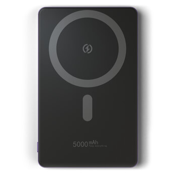 Picasee Powerbanka s MagSafe 5 000 mAh - Fialová
