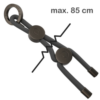Picasee Cross-body phone strap - Čierný