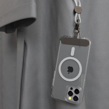 Picasee Cross-body phone strap - Sivý