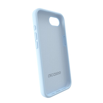 Picasee Liquid case Apple iPhone 16e - Vlastné gravírovanie - Modrá