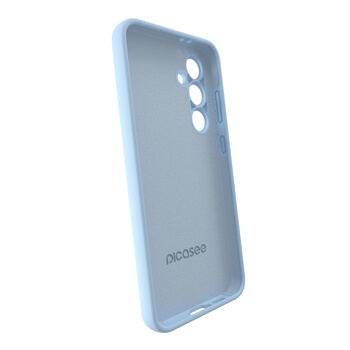 Picasee Liquid case Samsung Galaxy S24 FE S721B - Vlastné gravírovanie - Modrá