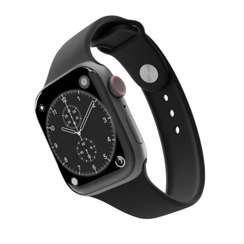 Opasok s gravírovaním Apple Watch 45 mm (7.series) - Čierna