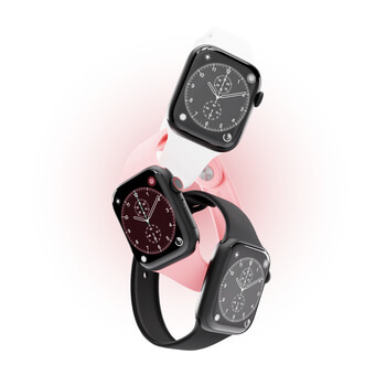 Picasee Opasok s gravírovaním pre Apple Watch 45 mm (9.series) - Čierna