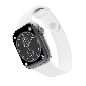 Opasok s gravírovaním Apple Watch 45 mm (7.series) - Biela