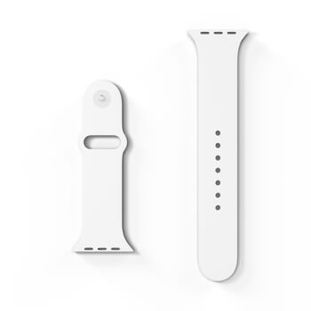 Picasee Opasok s gravírovaním pre Apple Watch 45 mm (9.series) - Biela