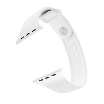 Picasee Opasok s gravírovaním pre Apple Watch SE 44 mm (2022) - Biela
