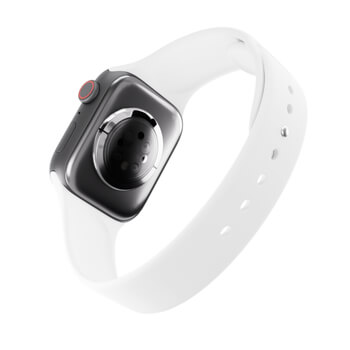 Picasee Opasok s gravírovaním pre Apple Watch SE 44 mm (2022) - Biela