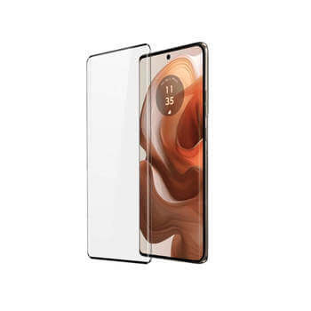 3x Picasee 3D ochranné tvrdené sklo s rámčekom pre Motorola Edge 60 Fusion - čierné - 2+1 zdarma