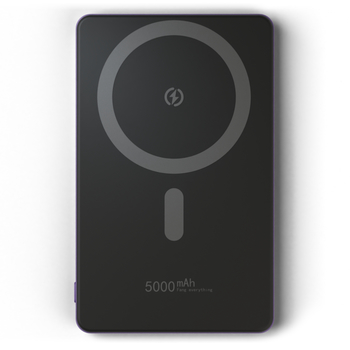 Picasee Powerbanka s MagSafe 5 000 mAh - Fialová