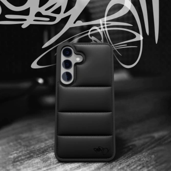 Picasee Puffer case pro Samsung Galaxy S23 Ultra 5G - Separ Puffer - Čierna