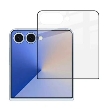 3D ochranné tvrdené sklo s rámčekom pre Samsung Galaxy Z Flip7 FE 5G - čierné