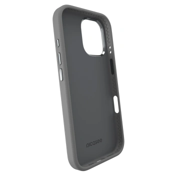 Picasee Premium case s MagSafe pro Apple iPhone 17 - Vlastné gravírovanie - Šedá