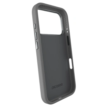 Picasee Premium case s MagSafe pro Apple iPhone 17 Pro - Vlastné gravírovanie - Šedá